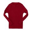 Baby Toddler Girls Boys Knitted Sweater Winter Fall Clothes Tops 1-5 Years Old,Kids Ribbed Warm Pullover Coat (3-4 Years Old, Red) view 1