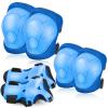 BOSONER Basic Kids Protective Gear: Kids Knee Pads and Elbow Pads with Wrist Guards Set for 3-15 Years - Design for Roller Skates, Cycling, BMX Bike, Skateboard, Inline Skating, Scooter Riding Sports view 1