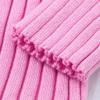 Baby Toddler Girls Boys Knitted Sweater Winter Fall Clothes Tops 1-5 Years Old,Kids Ribbed Warm Pullover Coat (12-18 Months, Pink) view 3