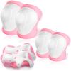 BOSONER Basic Kids Protective Gear: Kids Knee Pads and Elbow Pads with Wrist Guards Set for 3-15 Years - Design for Roller Skates, Cycling, BMX Bike, Skateboard, Inline Skating, Scooter Riding Sports view 1