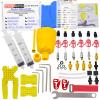CYCEARTH Bicycle Brake Bleed Kit for Shimano TEKTRO MAGURA Zoom Bike Mineral Oil Hydraulic Disc Professional Tool Set view 1