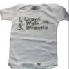crawl walk wrestle wrestling custom baby onesie  infant one piece shower gift view 1