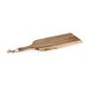 NHL Chicago Blackhawks Artisan 24" Acacia Charcuterie Board with Raw Wood Edge - Cheese Board - Serving Platter view 4