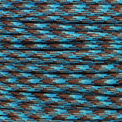 Paracord Planet 550 LB Type III 7 Strand 4mm Tactical Cord with Choices of 10, 20, 25, 50, 100, Feet Hanks or 250 & 1000 Foot Spools with 3/8 Inch Black Buckles  Over 300 Colors to Choose from