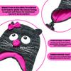 ABG Accessories Girls Critter Winter Hat and 2 Pair Gloves or Mittens (Toddler/Little Girls), Size Age 2-4, Cat 2-4 view 4