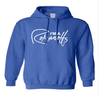 ALLNTRENDS Adult Hoodie Sweatshirt I'm A Romanoffs Trendy Top (M, Royal Blue)