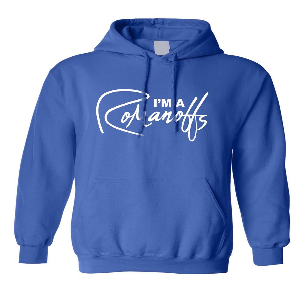 ALLNTRENDS Adult Hoodie Sweatshirt I'm A Romanoffs Trendy Top (M, Royal Blue)