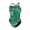 Dolfin Women's Graphlite Team Print Cross Back Green 36 view 1