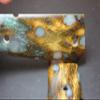 1911 Gun Grips Cast GHOST GREEN CHOLLA CACTUS Gov Full Size Factory Style Custom gun stock pistol handles scales view 3