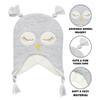 ABG Accessories Girls Critter Winter Hat and 2 Pair Gloves or Mittens (Toddler/Little Girls), Size Age 4-7, Owl Gloves 4-7 view 3