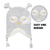 ABG Accessories Girls Critter Winter Hat and 2 Pair Gloves or Mittens (Toddler/Little Girls), Size Age 4-7, Owl Gloves 4-7 view 4