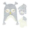 ABG Accessories Girls Critter Winter Hat and 2 Pair Gloves or Mittens (Toddler/Little Girls), Size Age 2-4, Owl Mittens 2-4 view 1