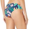Hobie Womens Junior Hipster Bikini Swimsuit Bottom Swimwear, Navy // Hibiscus Jungle, Medium view 2