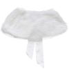 Agoky Girl's Princess Faux Fur Shrug Shoulder Cape Shawl Warm Bridesmaid Party Shawl Stole Shrug White One Size view 2