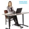 Portable Under Desk Leg Trainer - Tired of Bumping Your Knees against the Desk While Pedaling. LegPET Is The Solution To Your Problem - Tone Your Leg Muscles, Burn Calories, And Improve Circulation view 3