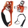 NewDoar Hand Ascender & Foot Ascender & Foot Loop Set for Tree Arborist Rappelling Gear Equipment CE Certified Rope Clamp for 8~13MM Rope (Left Orange Set) view 1