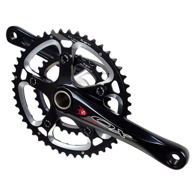 Sugino OX2-901D 46x34 175mm Black All Black OX2-901D Logo Compatible with Shimano 11s/10s