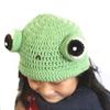 BIBITIME Knit Fog Hat Handmade Eye Beanie Adult or Kid Halloween Photograph Prop (Kids Frog, Head Circumference 19"-20") view 4