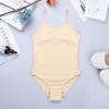 Alvivi Kids Girls Adjustable Straps Leotard Children Gymnastics Dance Sports Seamless Top Camisole Undergarment Nude 10-12 view 3