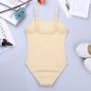 Alvivi Kids Girls Adjustable Straps Leotard Children Gymnastics Dance Sports Seamless Top Camisole Undergarment Nude 10-12 view 4