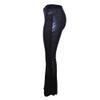 CHICFOR Womens Bell Bottom Flared Pants Glitter Sequin Wide Leg Flared Pant (L, Black) view 4