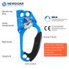 NewDoar Hand Ascender & Foot Ascender & Foot Loop Set for Tree Arborist Rappelling Gear Equipment CE Certified Rope Clamp for 8~13MM Rope (Right Blue Set) view 3