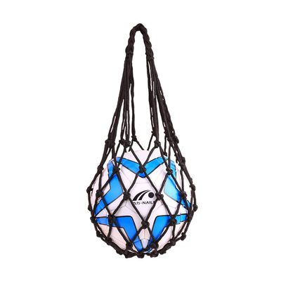 VORCOOL Sports Mesh Equipment Bag Volleyball Basketball Football Soccer Storage Net Bag Ball Carry Mesh for Single Ball (Black)