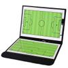 LHIABNN Foldable Leather Football Soccer Magnetic Tactic Marker Coaching Clipboard with Zipper and Marker Pen - Coaching Strategy Guiding Board Kit Equipment Portable Coach Tool (Soccer) view 2