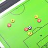LHIABNN Foldable Leather Football Soccer Magnetic Tactic Marker Coaching Clipboard with Zipper and Marker Pen - Coaching Strategy Guiding Board Kit Equipment Portable Coach Tool (Soccer) view 3