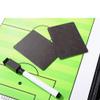 LHIABNN Foldable Leather Football Soccer Magnetic Tactic Marker Coaching Clipboard with Zipper and Marker Pen - Coaching Strategy Guiding Board Kit Equipment Portable Coach Tool (Soccer) view 4