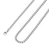Estendly 4mm 16 To 38In Stainless Steel Rolo Chain Necklace Crude Round Square Chain Necklace for Men Women Jewelry view 1