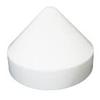 Cone Style Pylon Cap for Marine Dock (White, 6 inch) view 2