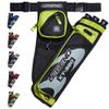 Legend XT320 Archery Quivers - Right Handed Nylon Hip Quivers with 3 Arrow Tube Cases for Target Shooting - Adjustable Waist Belt, T-Slot, Compartments for Accessories, Tools, Release Tab - Green view 1