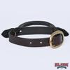 HILASON Horse Saddle Safety Leather Night Latch Adjustable Handle Dark Brown | Horseback Riding Security Equestrian view 2