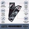Legend XT320 Archery Quivers - Right Handed Nylon Hip Quivers with 3 Arrow Tube Cases for Target Shooting - Adjustable Waist Belt, T-Slot, Compartments for Accessories, Tools, Release Tab - Grey view 2