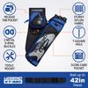 Legend XT320 Archery Quivers - Right Handed Nylon Hip Quivers with 3 Arrow Tube Cases for Target Shooting - Adjustable Waist Belt, T-Slot, Compartments for Accessories, Tools, Release Tab - Blue view 2
