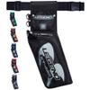 Legend XT420 Arrow Quiver - Quiver Arrow Holder, Archery Quiver with 3 Arrow Tube, Durable Nylon Hip Quivers with Multiple Pockets for Archery Accessories, Score Card & Tools - Right Handed, Black view 1