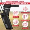 Legend XT420 Arrow Quiver - Quiver Arrow Holder, Archery Quiver with 3 Arrow Tube, Durable Nylon Hip Quivers with Multiple Pockets for Archery Accessories, Score Card & Tools - Right Handed, Black view 3