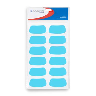 Cannon Sports Under Eye Stickers for Sports (Columbia Blue, 6 Pair)