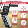 Legend XT420 Arrow Quiver - Quiver Arrow Holder, Archery Quiver with 3 Arrow Tube, Durable Nylon Hip Quivers with Multiple Pockets for Archery Accessories, Score Card & Tools - Right Handed, Grey view 3