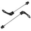 Chooee Quick Release Skewers Front & Rear Set for Mountain Bike,Black view 2