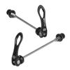 Chooee Quick Release Skewers Front & Rear Set for Mountain Bike,Black view 3