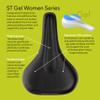 ERGON Women's ST Gel Saddle, Black, Small/Medium view 3