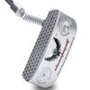 Golf Putter Men's Right Hand Club with Black Red Head Covers Grips CNC Steel Mallet Professional view 3