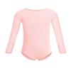 Agoky 2pcs Girls Long Sleeve Leotard with Pro Tight Skirt Ballet Dance Tutu Dress Outfit Pearl Pink 8-10 view 2