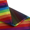 fortunatever Classical Mens Rainbow Pocket Square,12"12" view 3