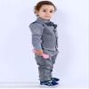 Abolai Baby Boys' 3 Piece Vest Set with Shirt,Vest and Pant (6-12 Months, Grey) view 3