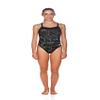ARENA Women's Water Challenge Back MaxLife One Piece Athletic Training Swimsuit, Black, 22 view 1