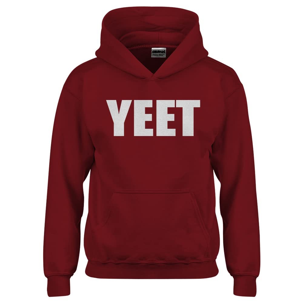 Indica Plateau YEET! Large Red Youth Unisex Hoodie