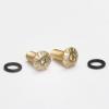CZ 75 Compact Grips Scroll CZ 75 Compact Grips Gold Plated CZ Grip Screws view 2